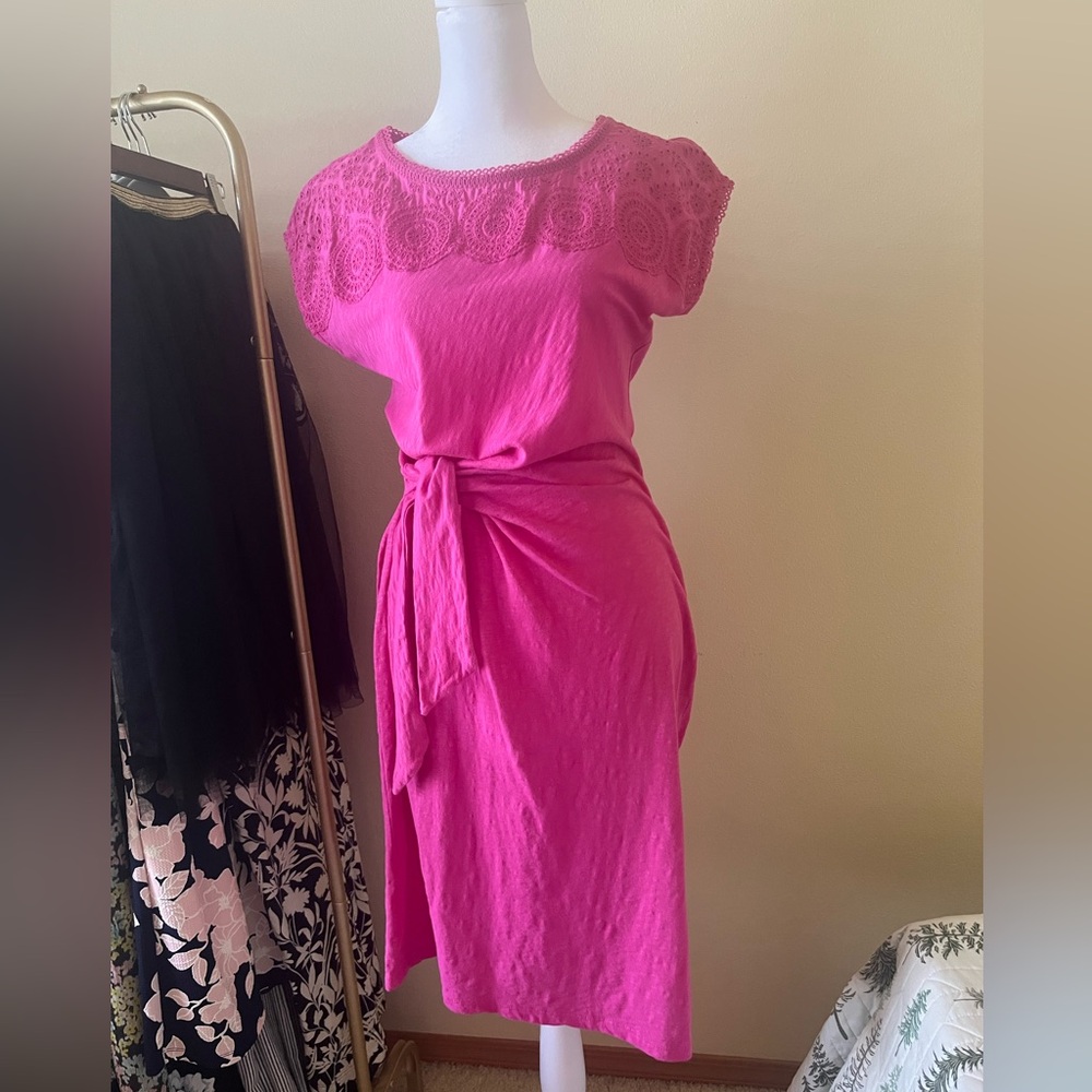 TALBOTS Tie Knot Dress Sz S